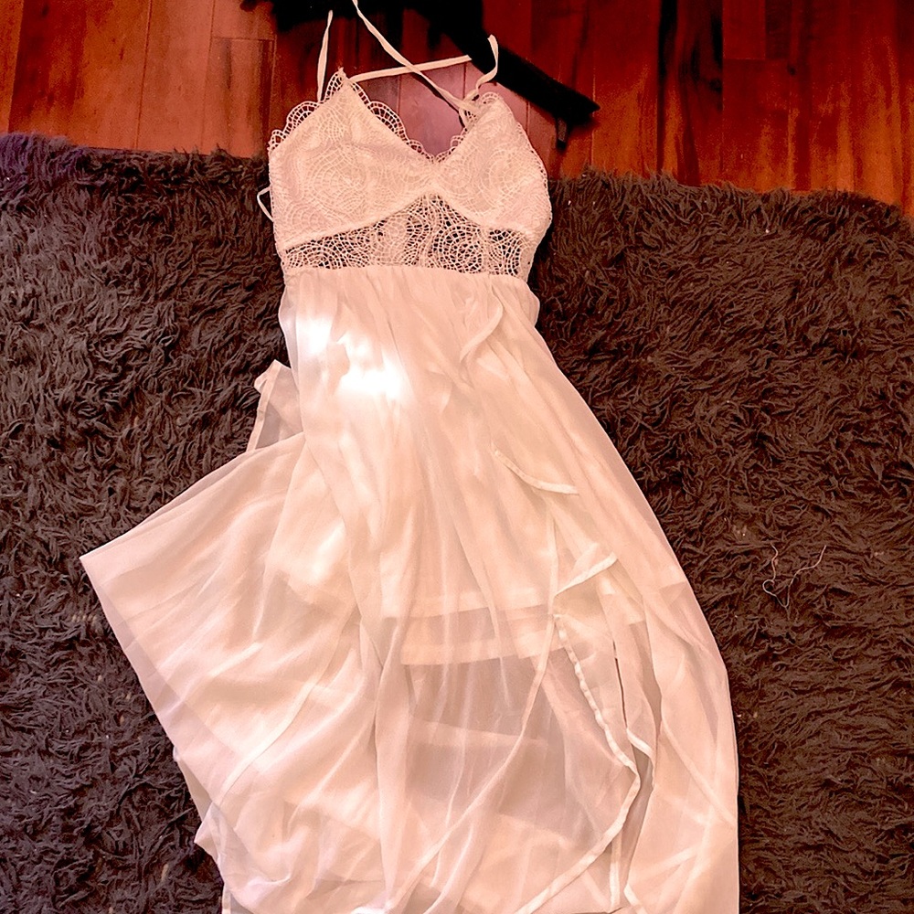 Fashion Nova Crochet Midi Dress